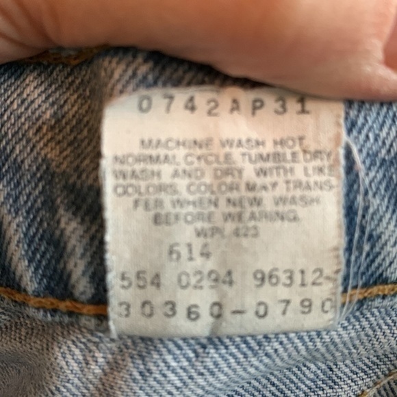 Vintage Levi Bermuda Shorts Rare Orange Label Vintage Made in the USA - Picture 14 of 16